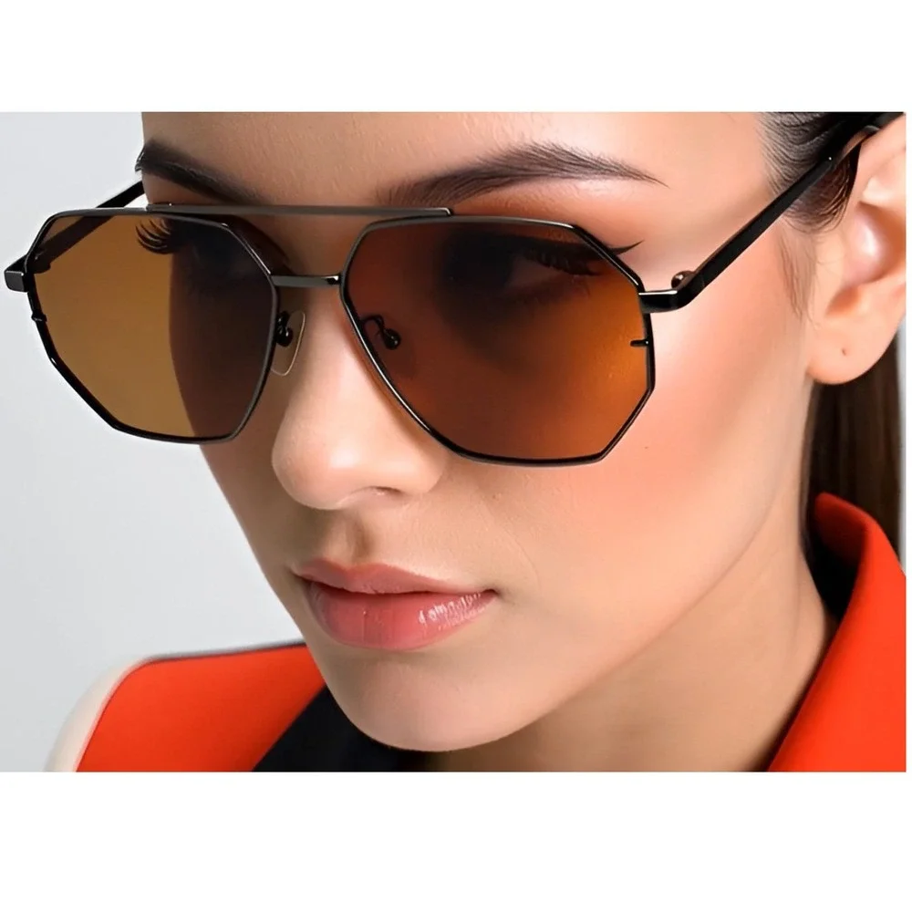 Vintage Square Flat Aviator Sunglasses Women Classic‎ Retro Stylish Gafas Lentes